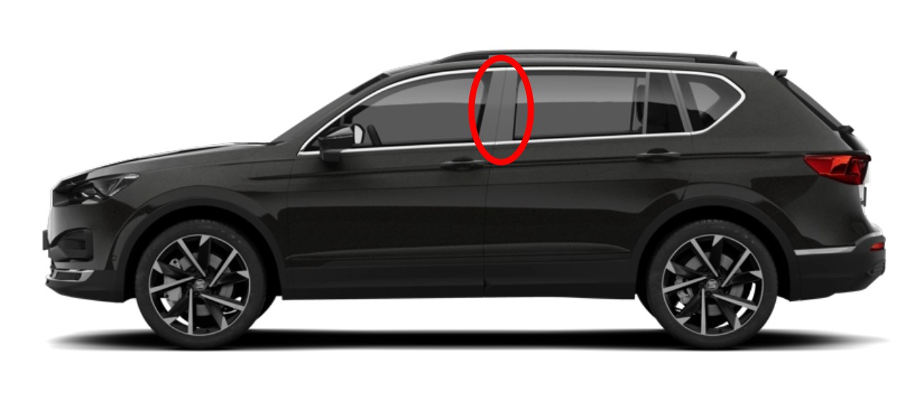 Seat Tarraco Fensterseitenteile Aufkleber Set