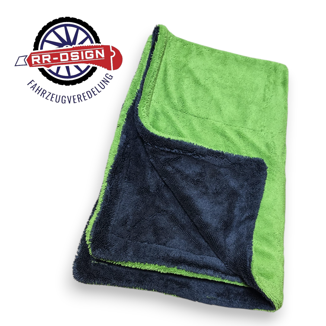 Trockentuch 1400GSM 60x90cm Grün/Grau