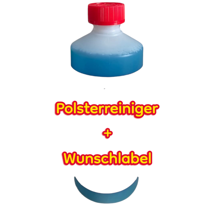 Polsterreiniger 500ml + Wunschlabel
