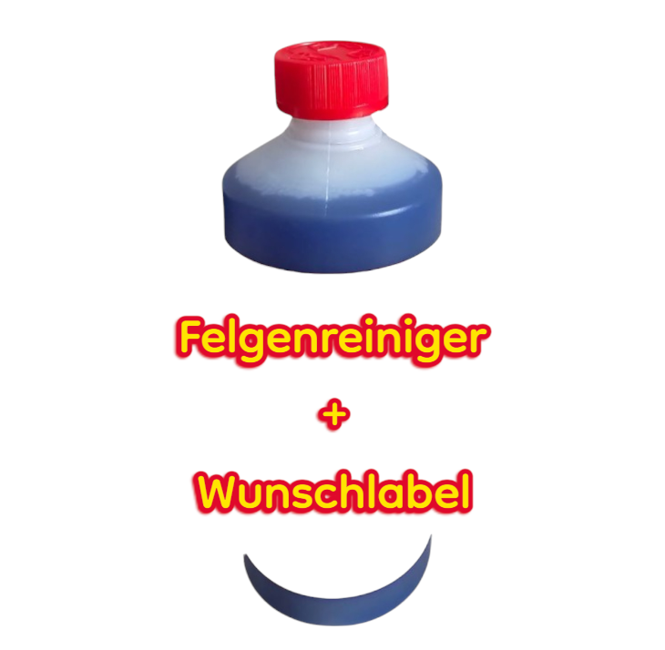 Felgenreiniger 500ml + Wunschlabel
