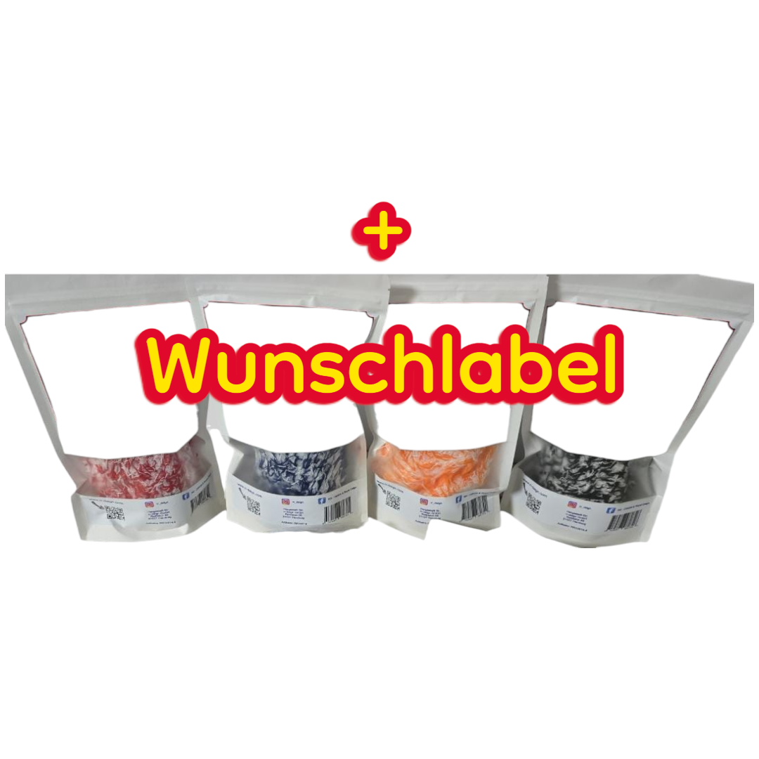Microfaser Waschhandschuh +  Wunschlabel