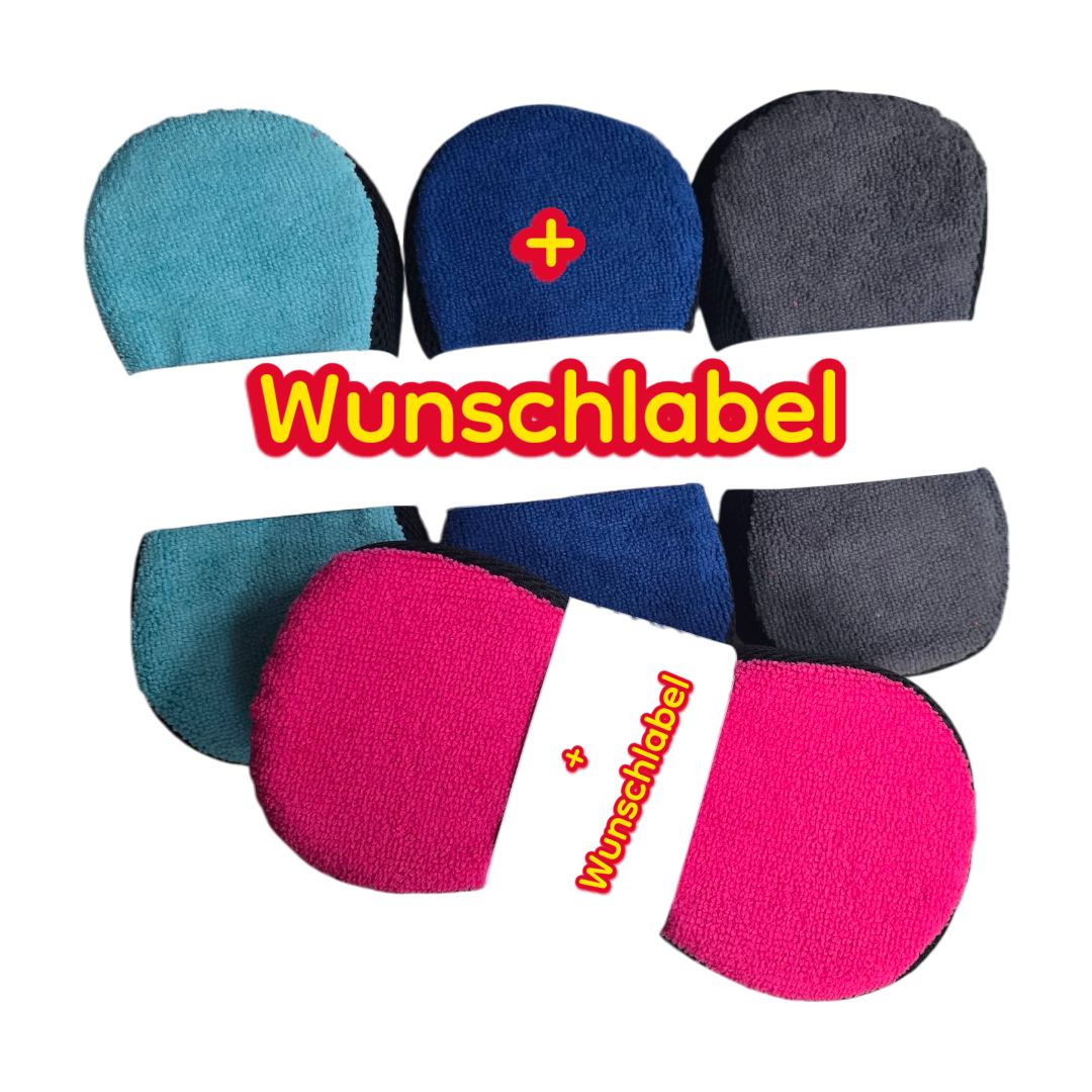 Microfaser Schwamm +  Wunschlabel