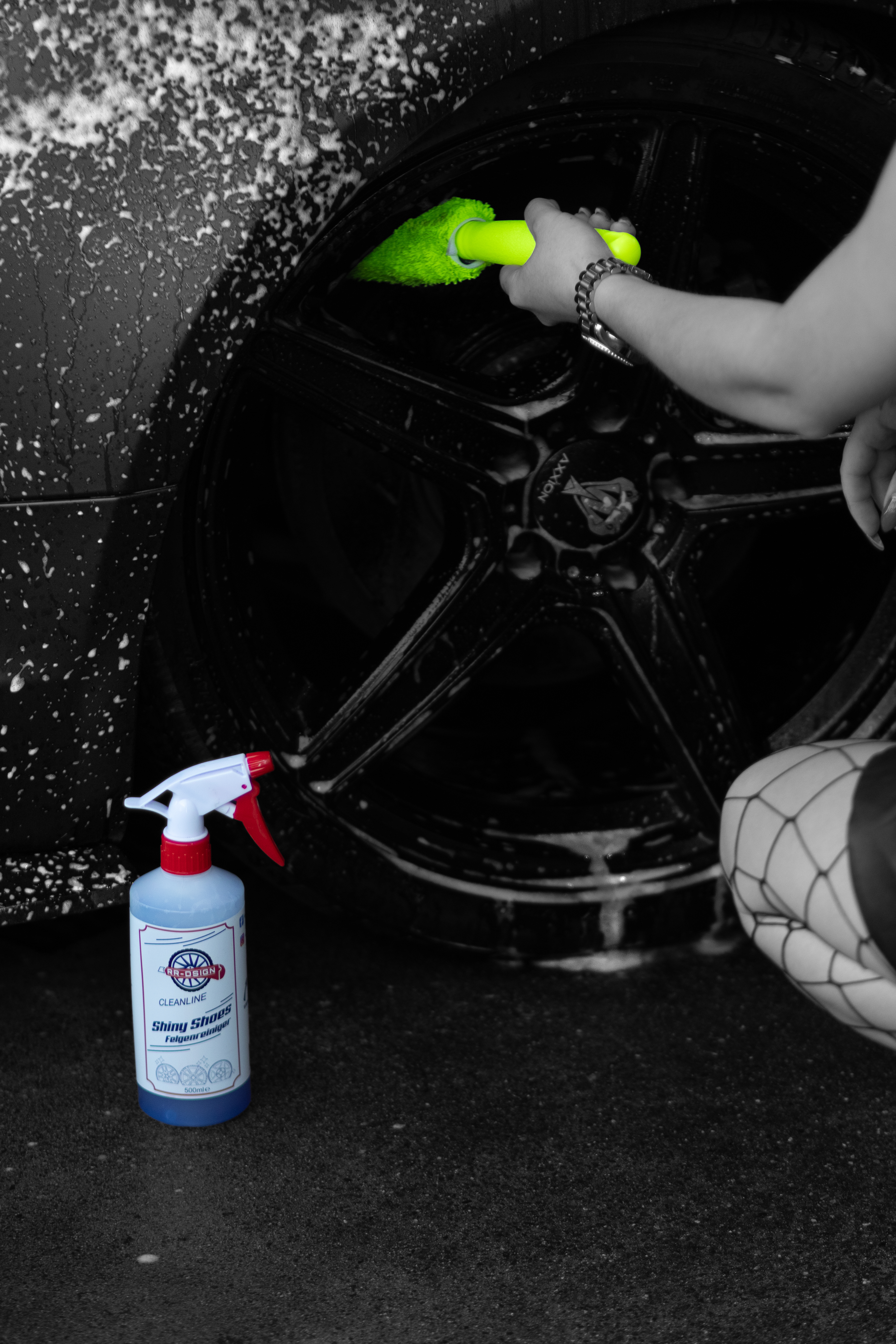 Microfaser Felgenbürste