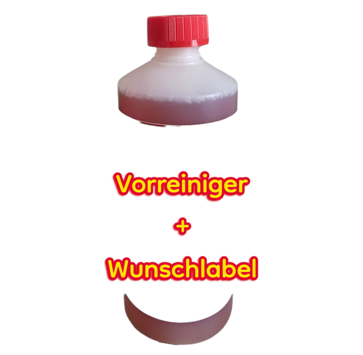 Vorreiniger 500ml +  Wunschlabel