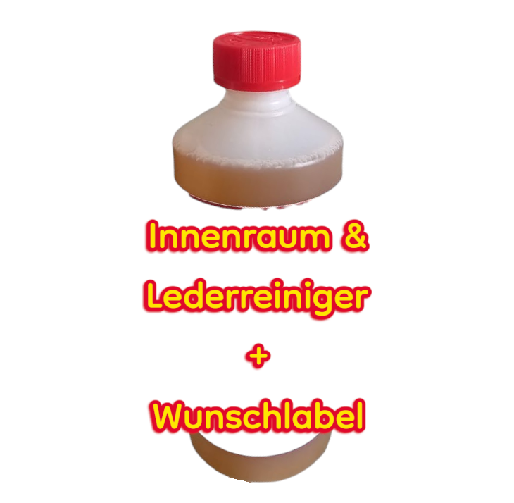 Innenraumreiniger / Lederreiniger 500ml + Wunschlabel