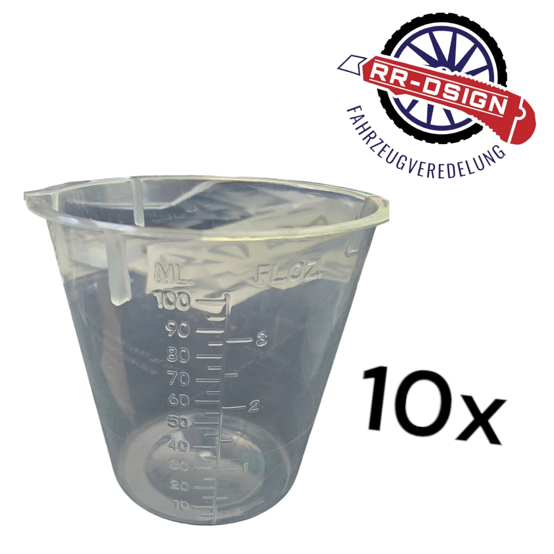 10x Messbecher 100ml