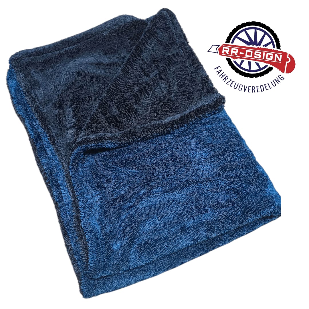 ! LIMITED EDITION ! Trockentuch 1400GSM 60x90cm Petrol/ Grau